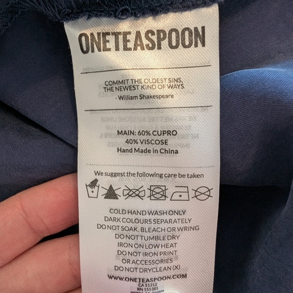 BNWT navy lace One Teaspoon  cami - Picture 6 of 8